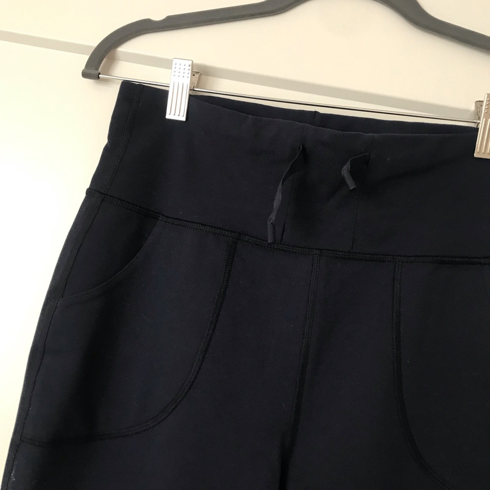 Navy straight leg lululemon leggings